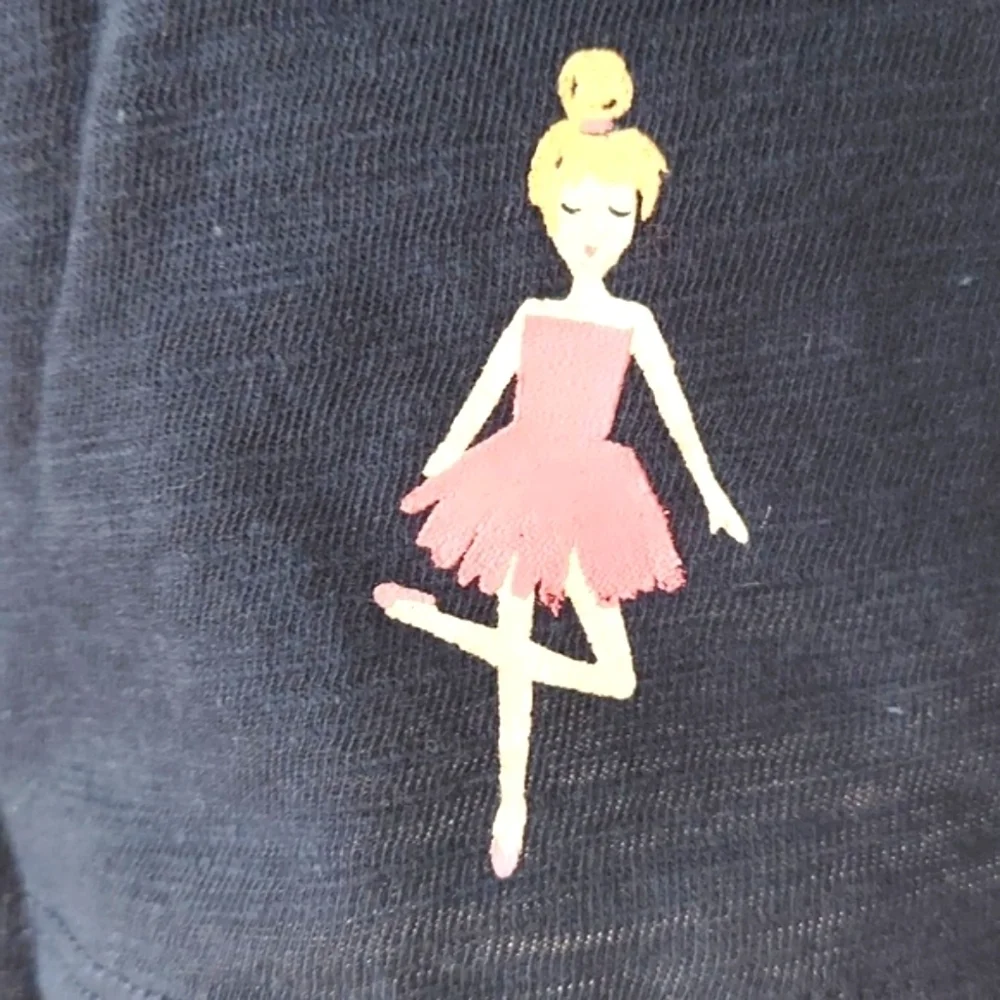 Carter’s Navy Blue Ballerinas T Shirt - size 3T